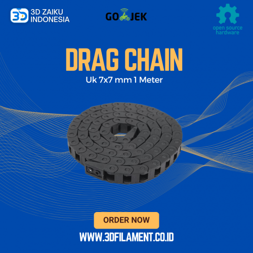 Reprap Drag Chain 7x7 mm 1 Meter